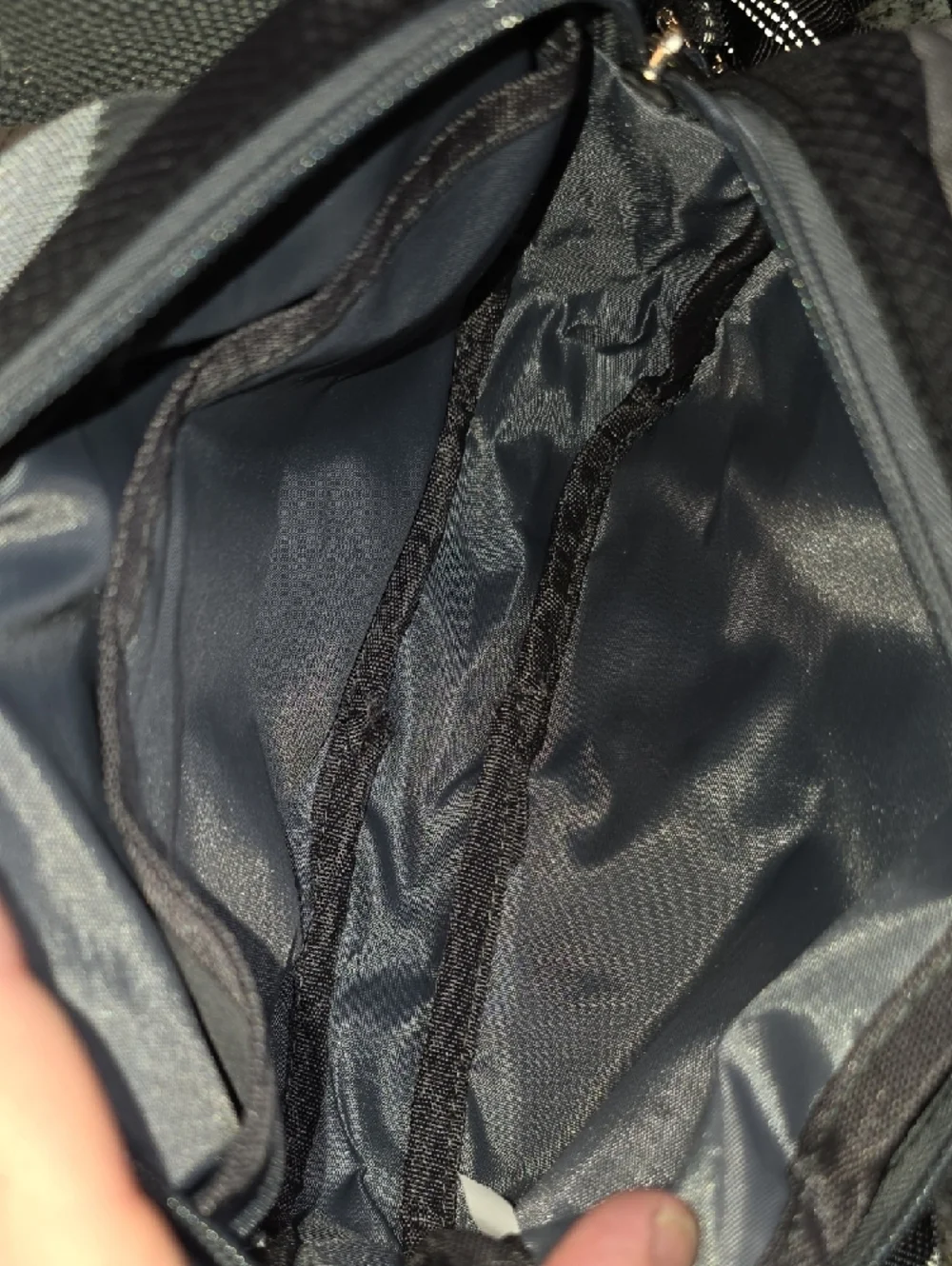 Gray & Black Travel Pet Carrier Pouch NEVER USED!